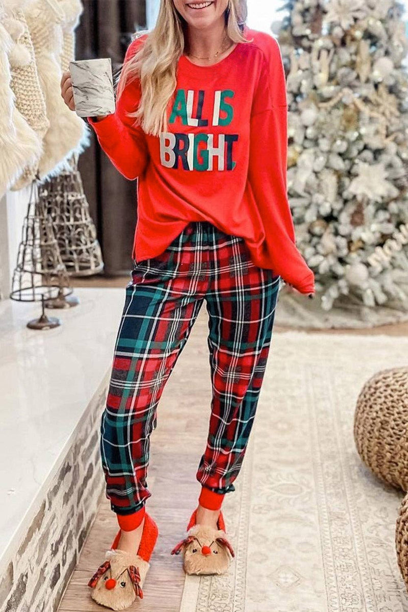 All Is Bright Pajama Set