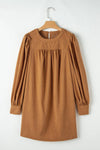 Corduroy Desert Gold Dress