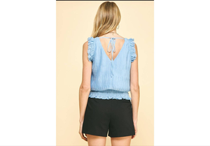 Sunshine Days - Baby Blue Tank
