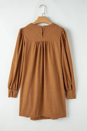 Corduroy Desert Gold Dress