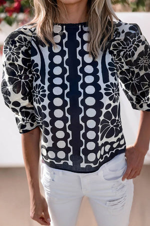 Bold Geo Blouse