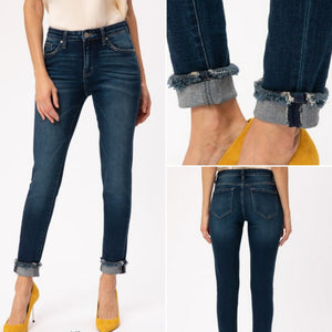 Mid Rise ankle Skinny Jeans l